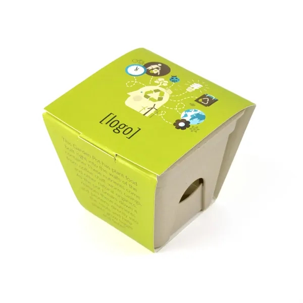 Mini planting kit, cardstock wrap with plantable medallion.... from ASI 40646 Bloomin Promotions / Bloomin' Promotions™