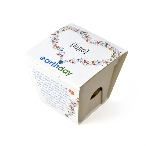 Mini planting kit, cardstock wrap with plantable medallion.... from ASI 40646 Bloomin Promotions / Bloomin' Promotions™