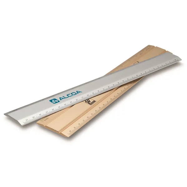 Aluminum 12" desk ruler.... from ASI 34910 Alumicolor / Alumicolor