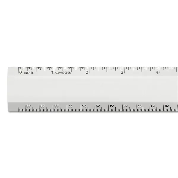 Aluminum 12" desk ruler.... from ASI 34910 Alumicolor / Alumicolor