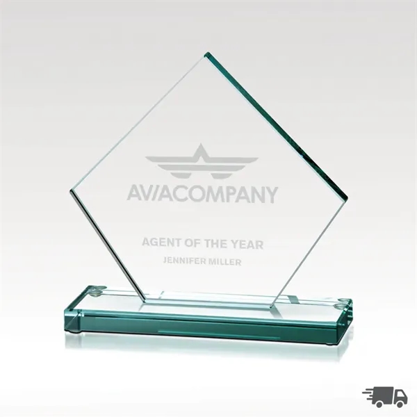 Premium jade glass award that's offered in multiple sizes.... from ASI 93986 Visions/Awardcraft / Visions Awards