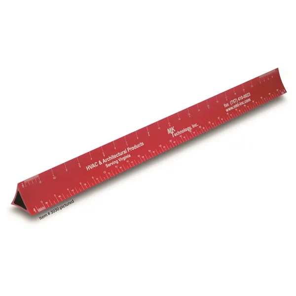 Aluminum 12" common man 3-sided ruler.... from ASI 34910 Alumicolor / Alumicolor