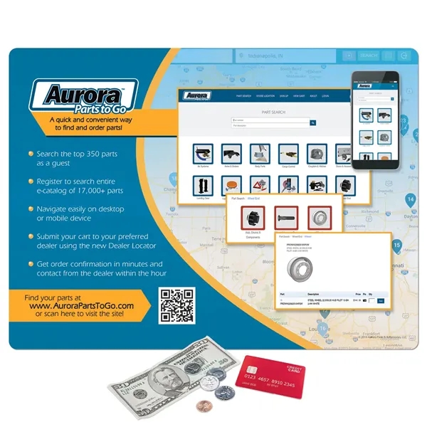 14" x 19" x 1/16" - Heavy Duty Counter Mat -... from ASI 49716 Digispec & CounterPoint / COUNTERPOINT®