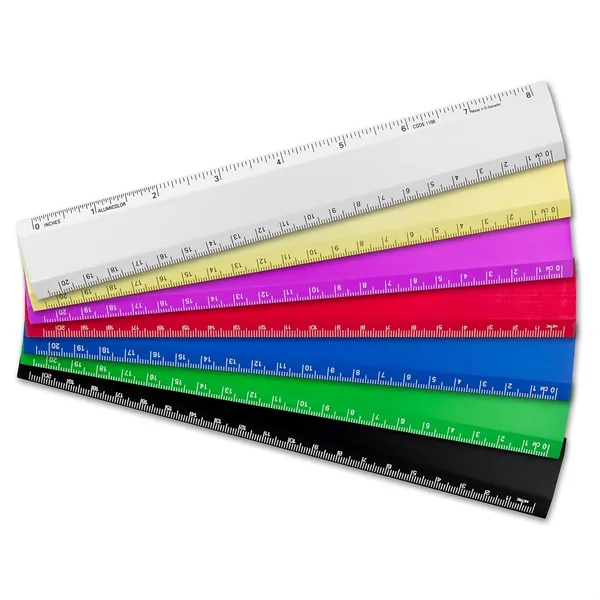 Aluminum 8" desk ruler.... from ASI 34910 Alumicolor / Alumicolor