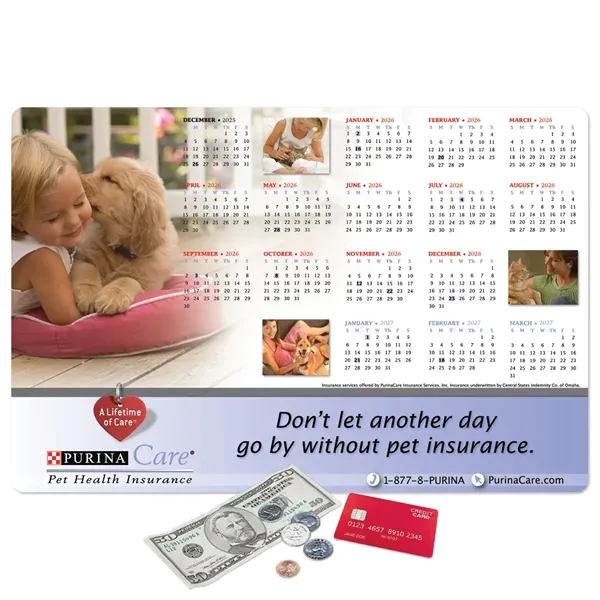 12" x 18" x 1/16" - Heavy Duty Fabric Calendar Counter... from ASI 49716 Digispec & CounterPoint / COUNTERPOINT®