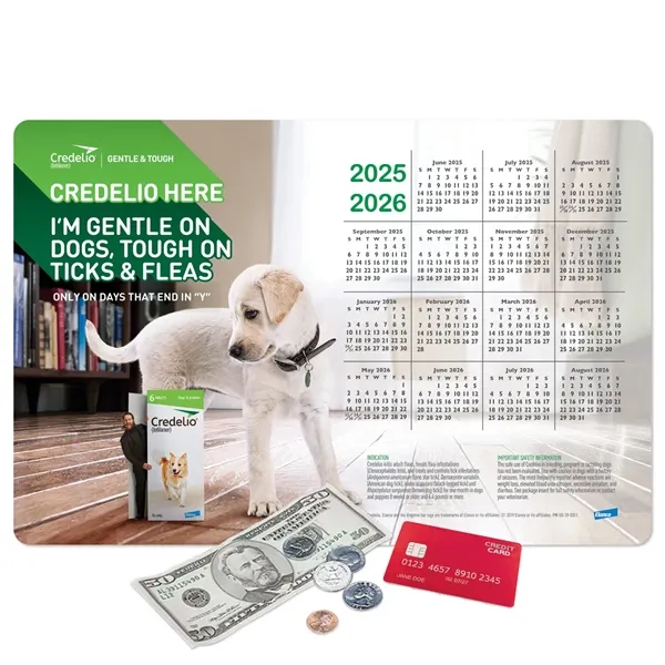 10" x 15" x 1/16" - Calendar Counter Mat - Made... from ASI 49716 Digispec & CounterPoint / COUNTERPOINT®