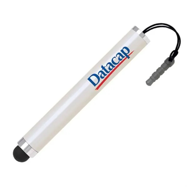 Mini aluminum stylus with earphone jack adapter. Works on all touch... from ASI 90859 Tempo Industries Inc / Tempo Tempoline