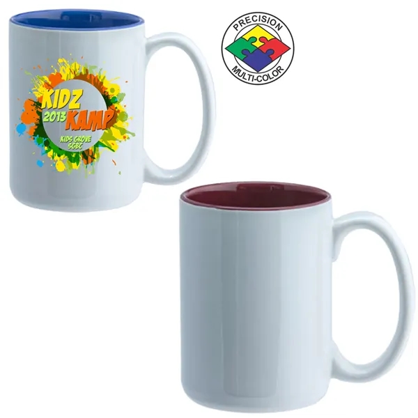 15oz El Grande Two Tone mug with c-shaped handle. Huge variety... from ASI 80093 Pyrographics / Pyrographics Line