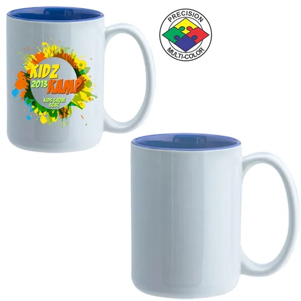 15oz El Grande Two Tone mug with c-shaped handle. Huge variety... from ASI 80093 Pyrographics / Pyrographics Line