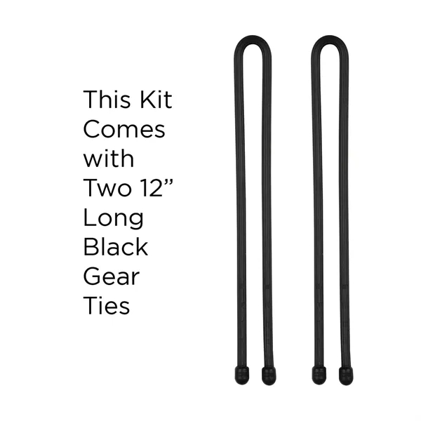 This kit comes with four black 6" ties, and two black... from ASI 46170 Compass Industries Inc