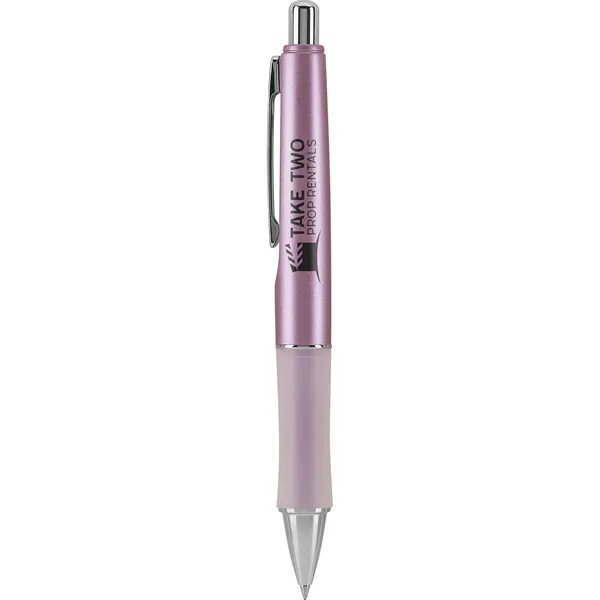 Metallic barrel pen with cushion grip and fine point (0.7mm).... from ASI 78110 Pilot Corporation Of America / PILOT PEN
