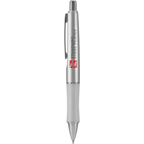 Metallic barrel pen with cushion grip and fine point (0.7mm).... from ASI 78110 Pilot Corporation Of America / PILOT PEN