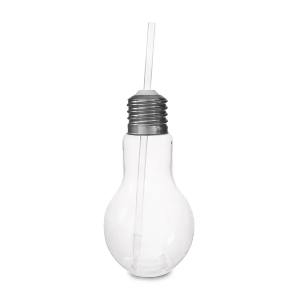 16 oz. light bulb shaped cup with straw and screw-on metal... from ASI 42016 Brighter Promotions Inc / Chemical Light™