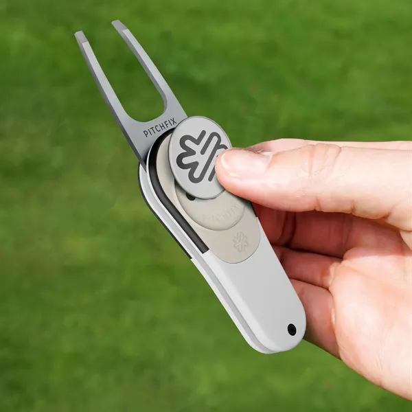 Pitchfix Icon golf divot tool with removable magnetic ball marker.... from ASI 38120 Ball Pro / Diversified Quality Kitchenware