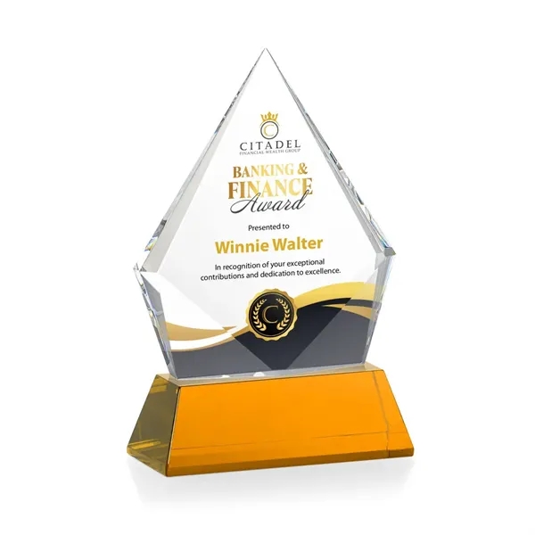 Shelton VividPrint™ Award on Newhaven Base - Amber... from ASI 84592 St Regis Group / St Regis
