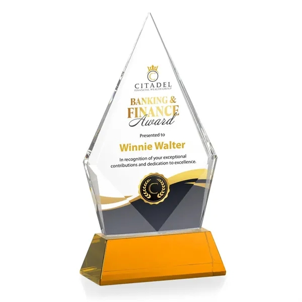 Shelton VividPrint™ Award on Newhaven Base - Amber... from ASI 84592 St Regis Group / St Regis