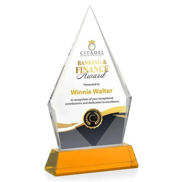 Shelton VividPrint™ Award on Newhaven Base - Amber... from ASI 84592 St Regis Group / St Regis