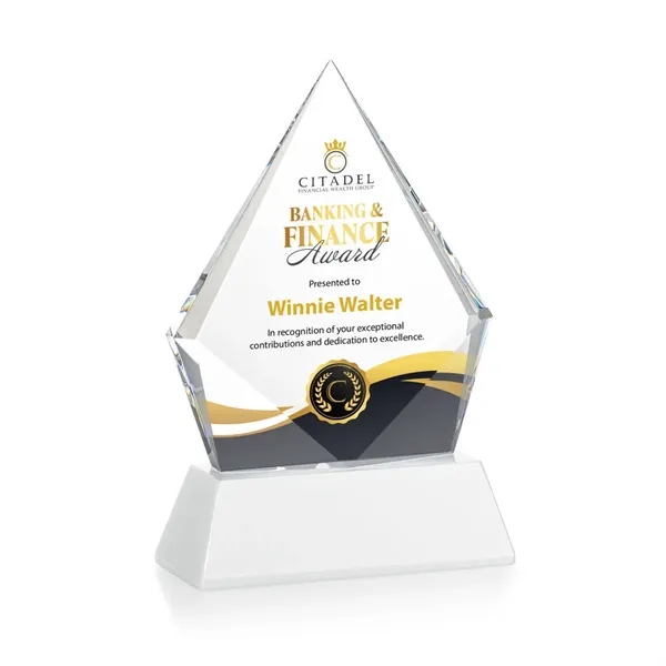 Shelton VividPrint™ Award on Newhaven Base - White... from ASI 84592 St Regis Group / St Regis