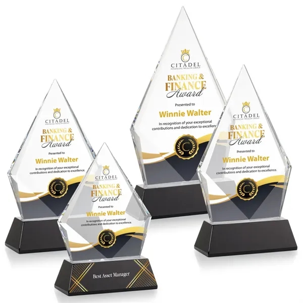 Shelton VividPrint™ Award on Newhaven Base - Black... from ASI 84592 St Regis Group / St Regis