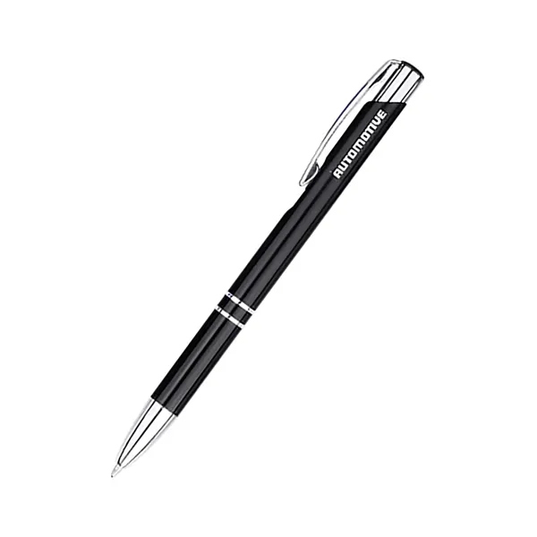 Ballpoint pen with retractable mechanism, aluminum barrel and chrome plated accents.... from ASI 90859 Tempo Industries Inc / Tempoline