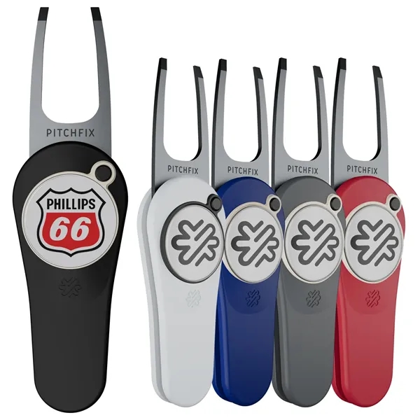 Lightweight switchblade golf divot repair tool made of high-quality ABS plastic... from ASI 38120 Ball Pro / Diversified Quality Kitchenware