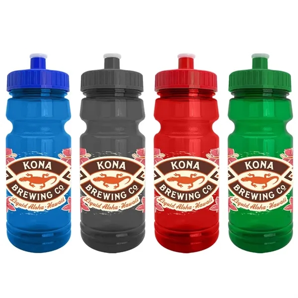 24 oz. recycled PET bike bottle with push-pull lid.... from ASI 88060 Snugz/USA Inc