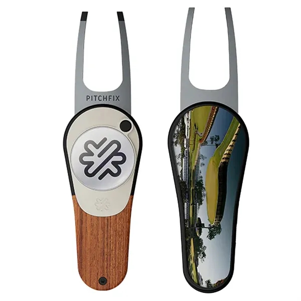 Pitchfix XK golf divot tool with a removable ball marker on... from ASI 38120 Ball Pro / Diversified Quality Kitchenware