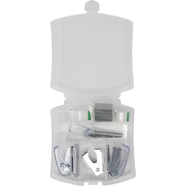 Office kit that includes tape and tape holder, stapler and staples,... from ASI 61966 HPG / Beacon Promotions