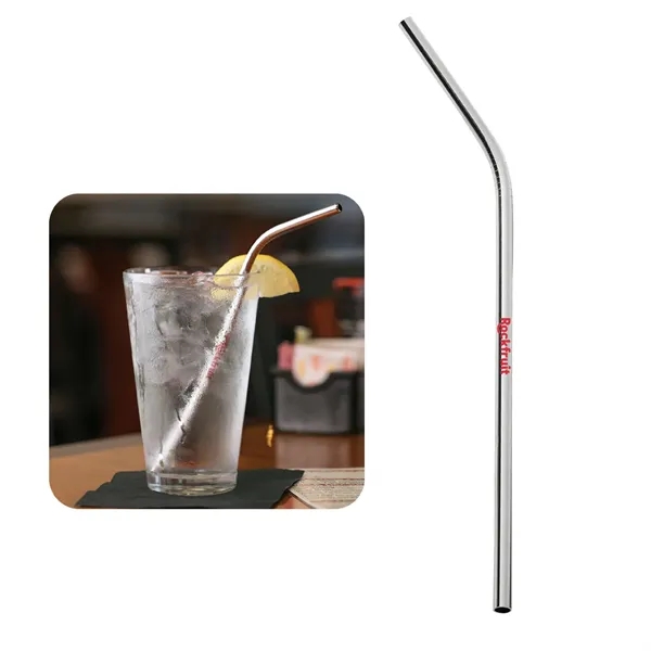 Metal Bent Silver Straw.... from ASI 52710 Lincoln Line
