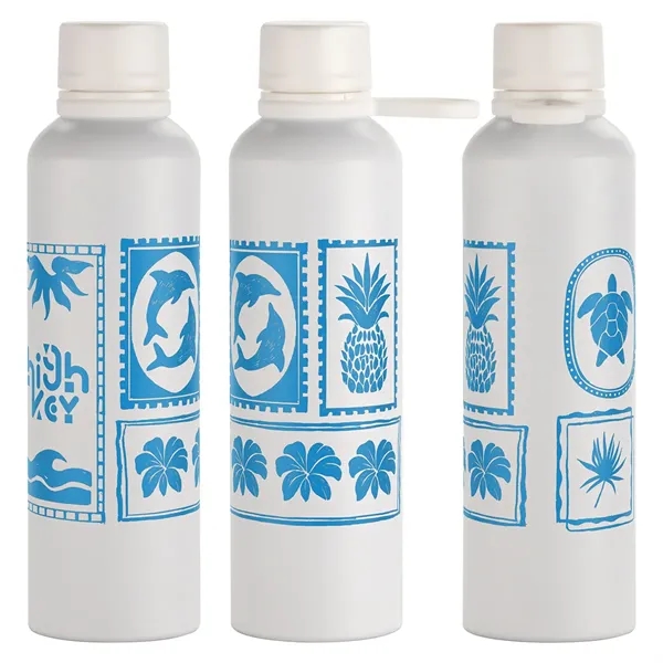 25 oz Recycled Aluminum Bottle with Silicone Loop... from ASI 36730 Ariel Premium Supply Inc