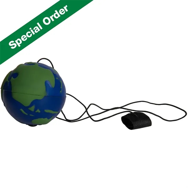 Earth shaped stress ball with bungie cord.... from ASI 34415 Alpi International LTD