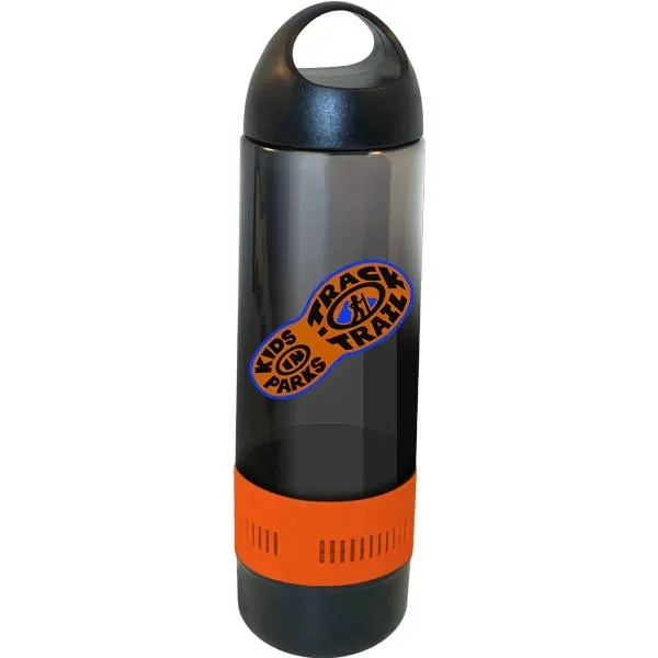 17 oz. Bluetooth® Speaker Sport Bottle, Full Color Digital... from ASI 30270 Aakron Line