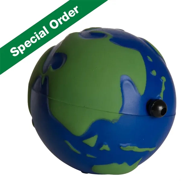 Planet Earth shaped stress ball with vibrating function.... from ASI 34415 Alpi International LTD