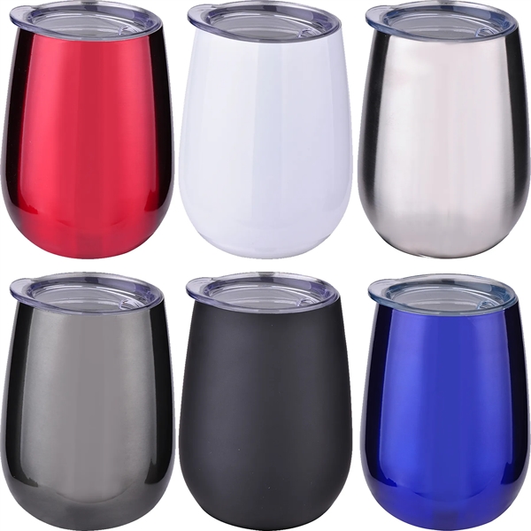 Double walled stainless and copper lined stemless tumbler.... from ASI 61966 HPG / Best Promotions USA