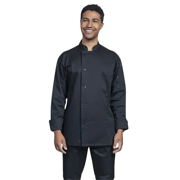 Uncommon Chef - Lycra - Unisex 2-Pocket Turin Chef Coat... from ASI 86018 Scrub Authority / Uniform Stores