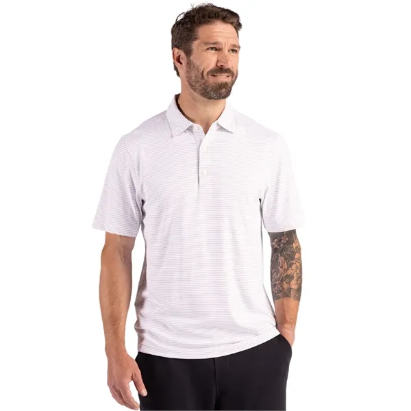 Men's polo with short sleeves, 4-way stretch, moisture-wicking performance, and UPF50+... from ASI 47965 Cutter & Buck