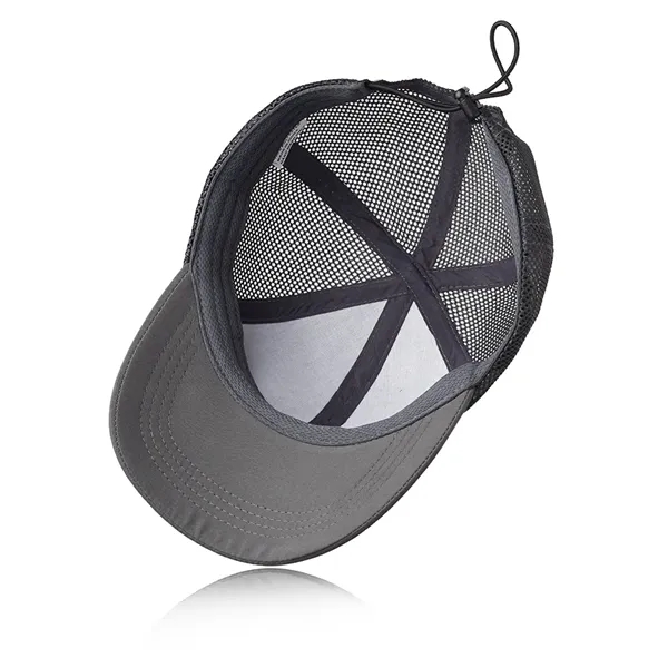 Mesh performance cap with six panel design, polyester sweatband and elastic... from ASI 39552 BEL Promo