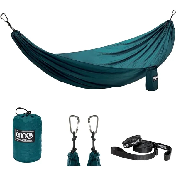 TravelNest Hammock with Straps Combo with full color woven label, premium... from ASI 72657 Active Life Promo / Active Life
