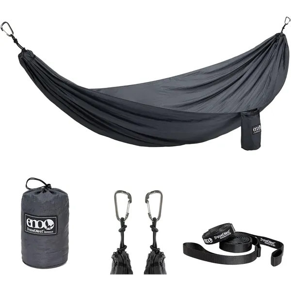 TravelNest Hammock with Straps Combo with full color woven label, premium... from ASI 72657 Active Life Promo / Active Life