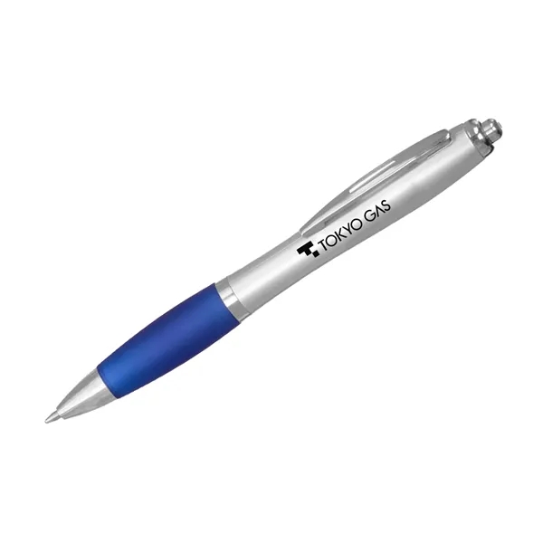 Ballpoint pen with rubber grip.... from ASI 52710 Lincoln Line