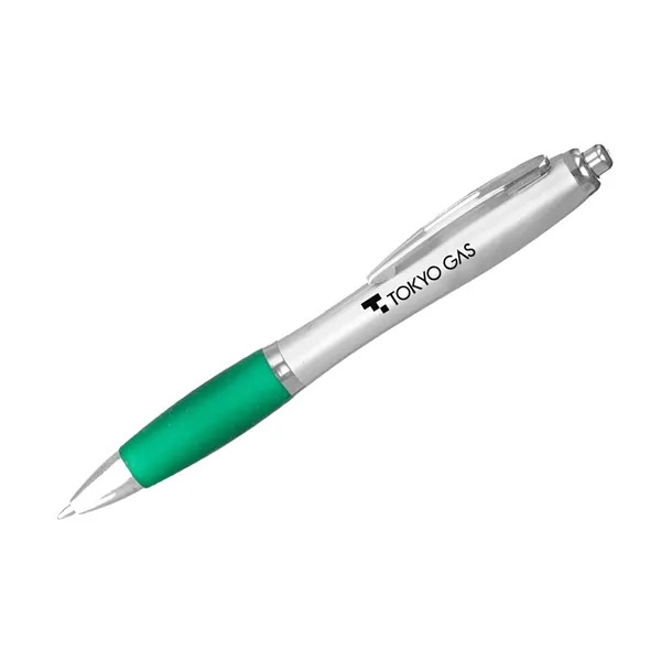 Ballpoint pen with rubber grip.... from ASI 52710 Lincoln Line