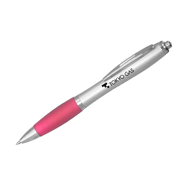 Ballpoint pen with rubber grip.... from ASI 52710 Lincoln Line