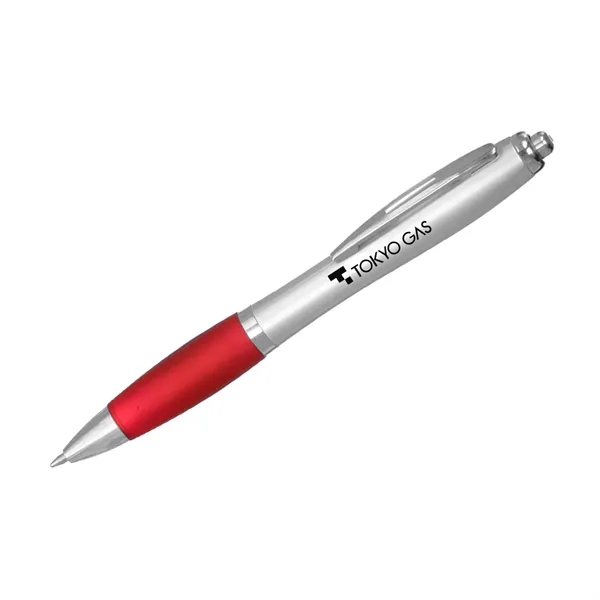 Ballpoint pen with rubber grip.... from ASI 52710 Lincoln Line