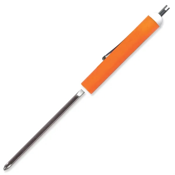 Flat blade screwdriver with a valve stem top that can reverse... from ASI 54040 Fey Promo / Mi Line by Fey