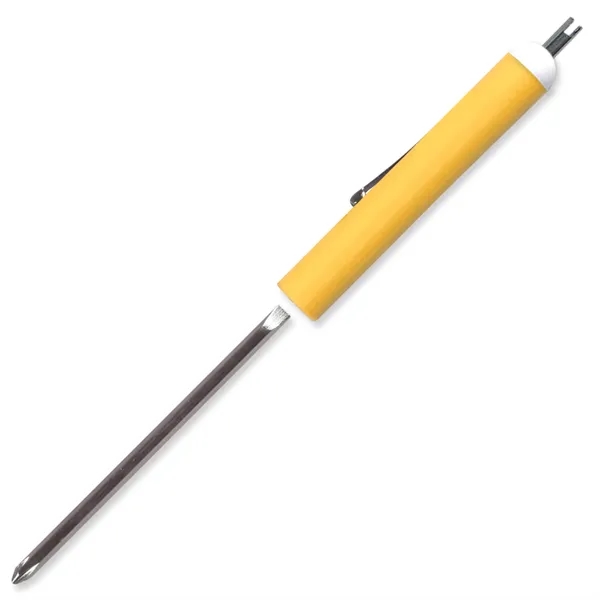 Flat blade screwdriver with a valve stem top that can reverse... from ASI 54040 Fey Promo / Mi Line by Fey