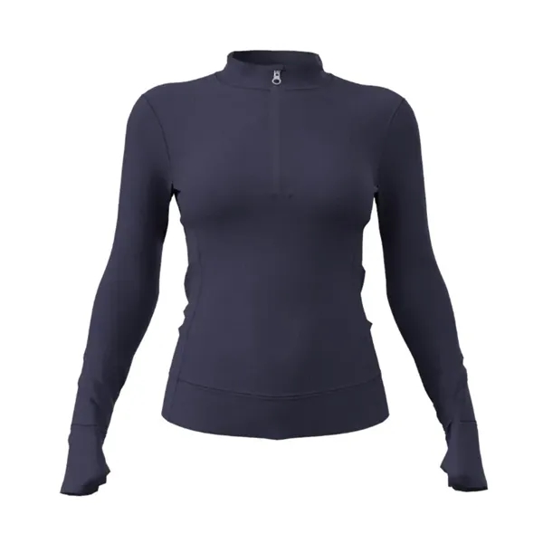 The Halley Long Sleeve Quarter-Zip crafted from luxurious Italian fabric, delivering... from ASI 38120 Ball Pro / Diversified Quality Kitchenware / Branded Apparel Designs