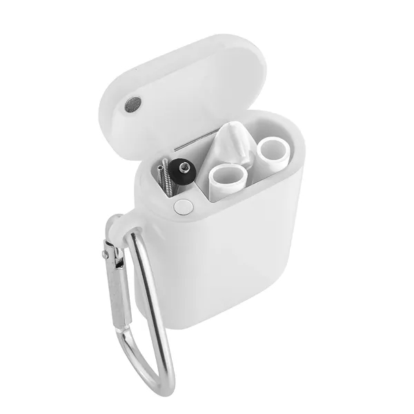 10" bendable silicone reusable straw with steel cleaning brush, case and... from ASI 57800 Gordon Sinclair / Gordon Sinclair®