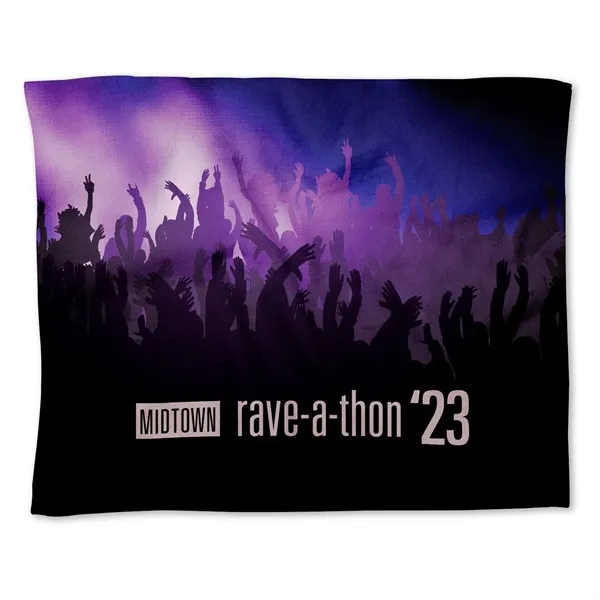 40" x 30" mini plush blanket with edge to edge imprint.... from ASI 68507 The Magnet Group