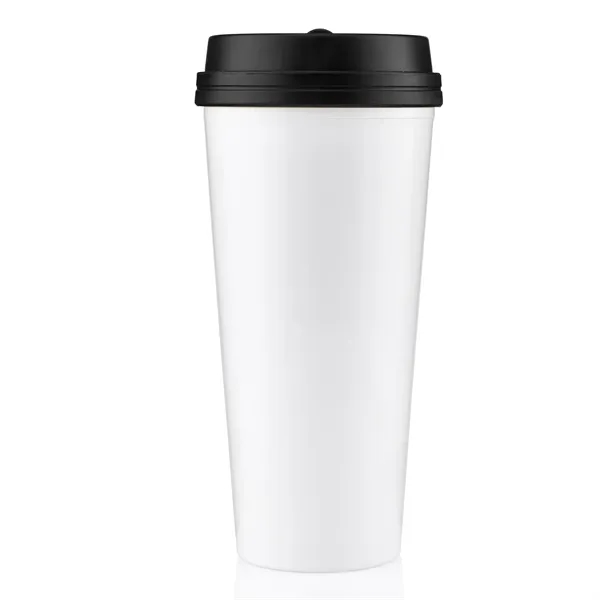 20 ounce double wall insulated plastic tumbler with color silicone lid.... from ASI 57800 Gordon Sinclair / Gordon Sinclair®