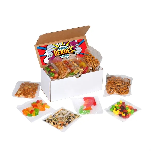 6 pack snack bundle including an assortment of sweet and salty... from ASI 68507 The Magnet Group / The 1919 Candy Company